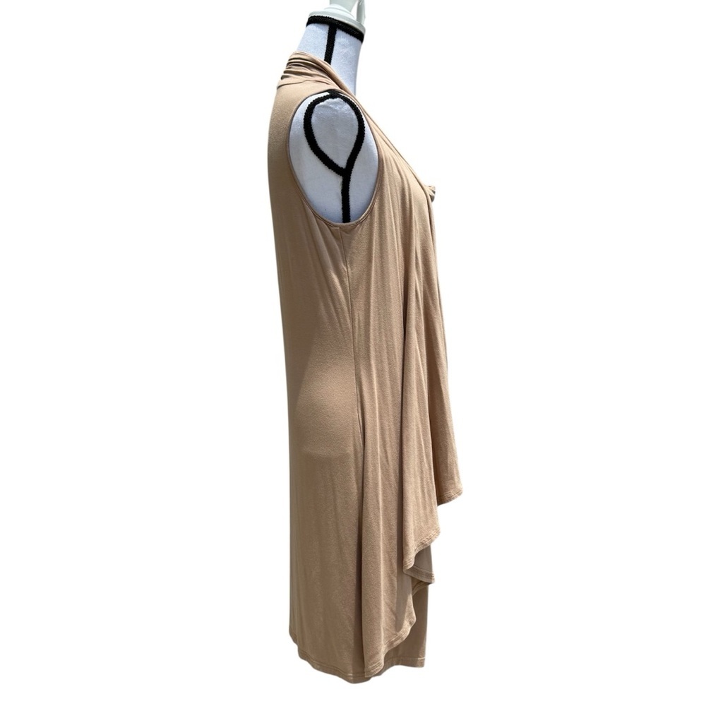 Calvin Klein Sheath Dress with Waterfall front panel. Size 6 - Picture 5 of 10